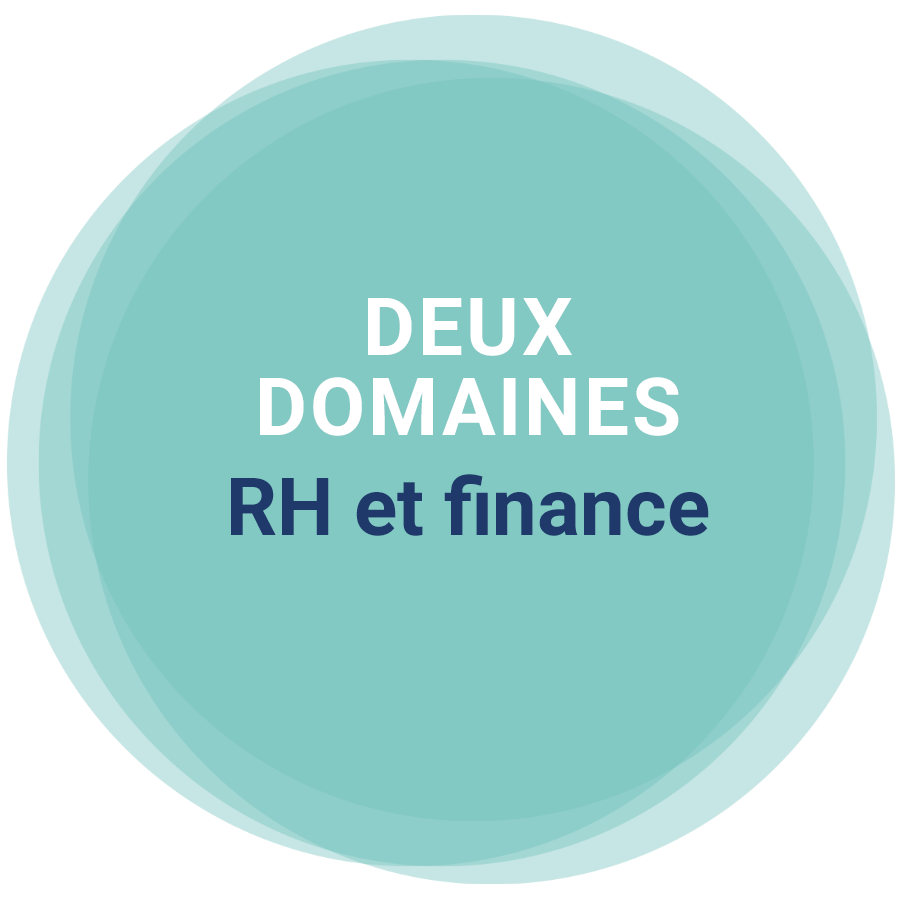 2 domeinen: HR en Finance